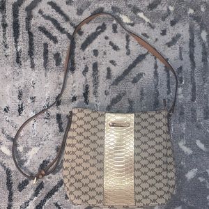 Michael Kors Brown & Gold Purse